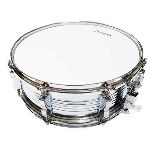 대만 스틸 스네어 드럼 Steel Snare Drum 14인치 LD1455 (스틱1조/드럼키 포함)