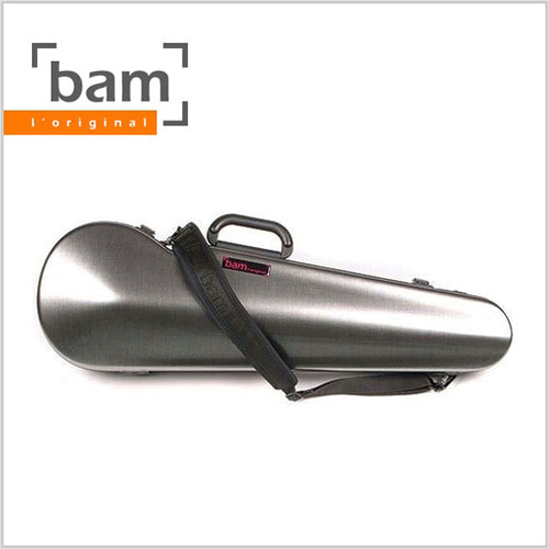 [Bam] 뱀 바이올린케이스 실버카본 삼각 Bam Hightech Shape Silver Carbon Violin Case
