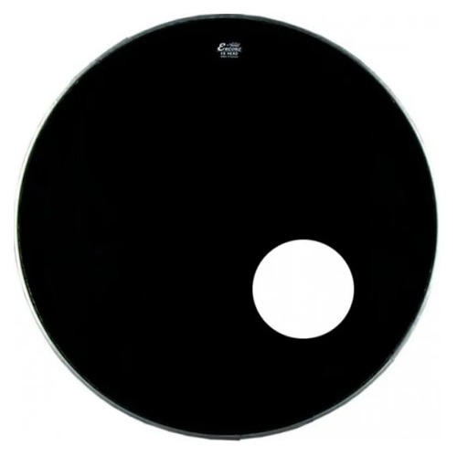 REMO 레모 드럼 베이스 헤드피 22인치 사운드홀 블랙