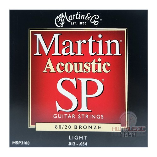 Martin 마틴 통기타줄 어쿠스틱 기타줄 MSP3100 SP-LIGHT