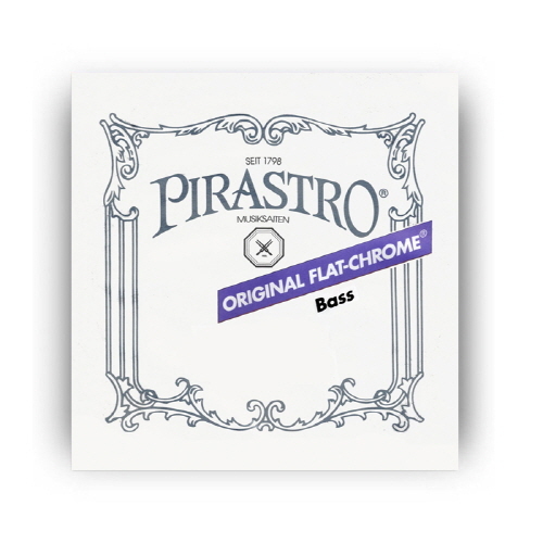 Pirastro Original Flat-Chrome (솔로) 콘트라베이스현 / 더블베이스줄 (SET)